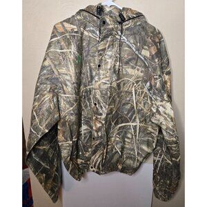 Frog Togs Men's Realtree Print Jacket Size Large Polypropylene Hunting Outdoors